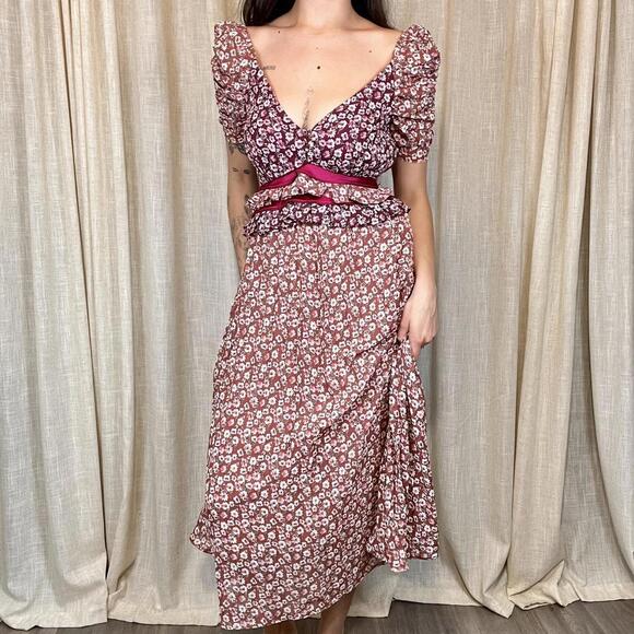 En Saison floral midi dress - Picture 2 of 5